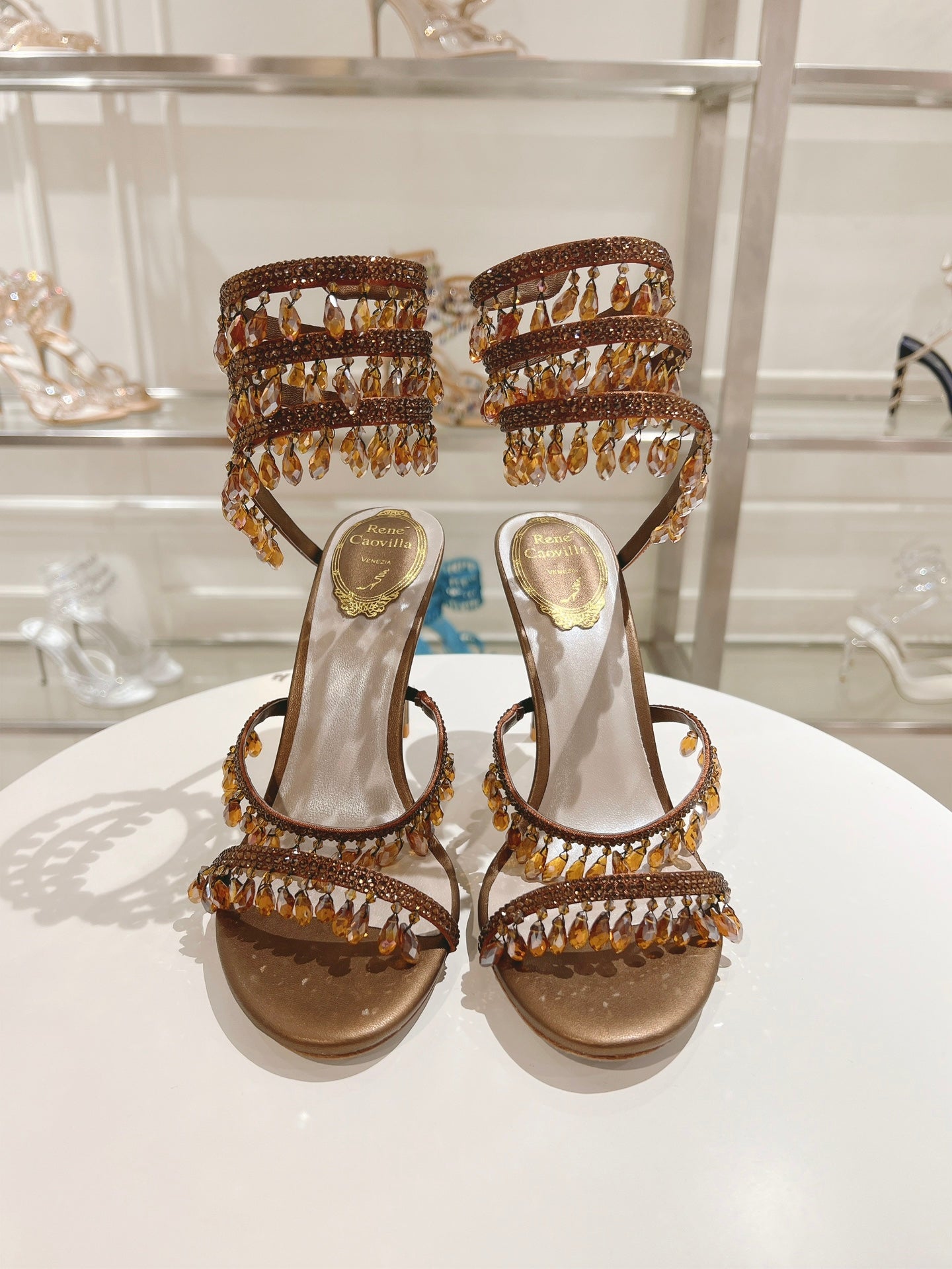 Rene Caovilla Chandelier Sandal
