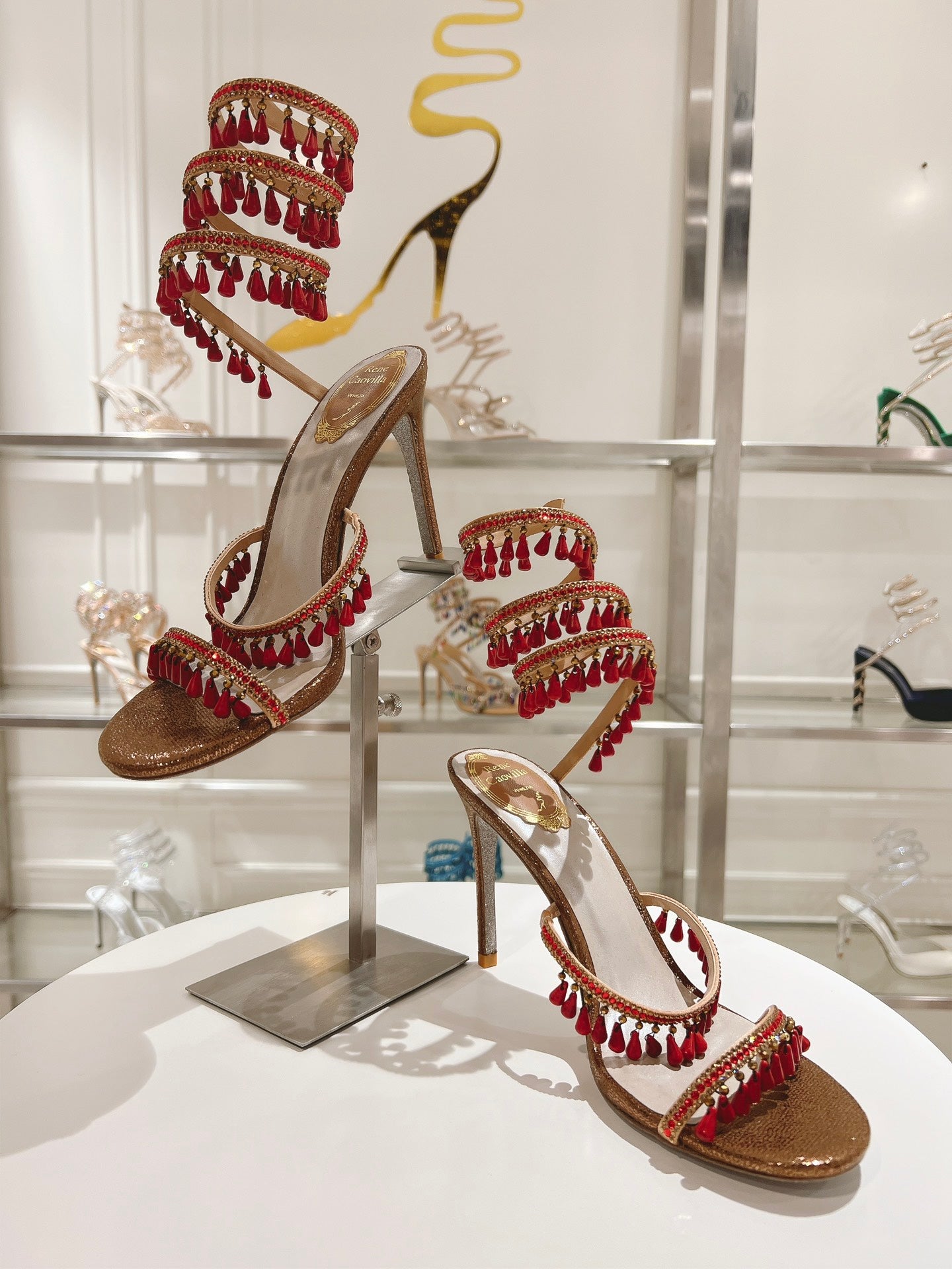 Rene Caovilla Chandelier Sandal