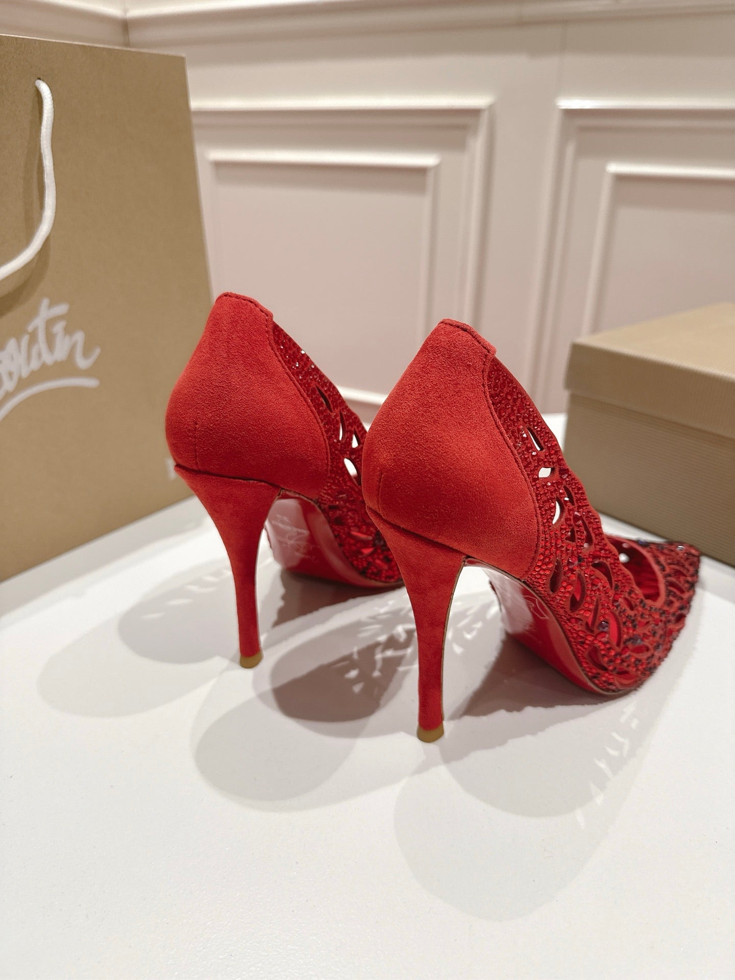 Christian Louboutin Lasera Strass Pump