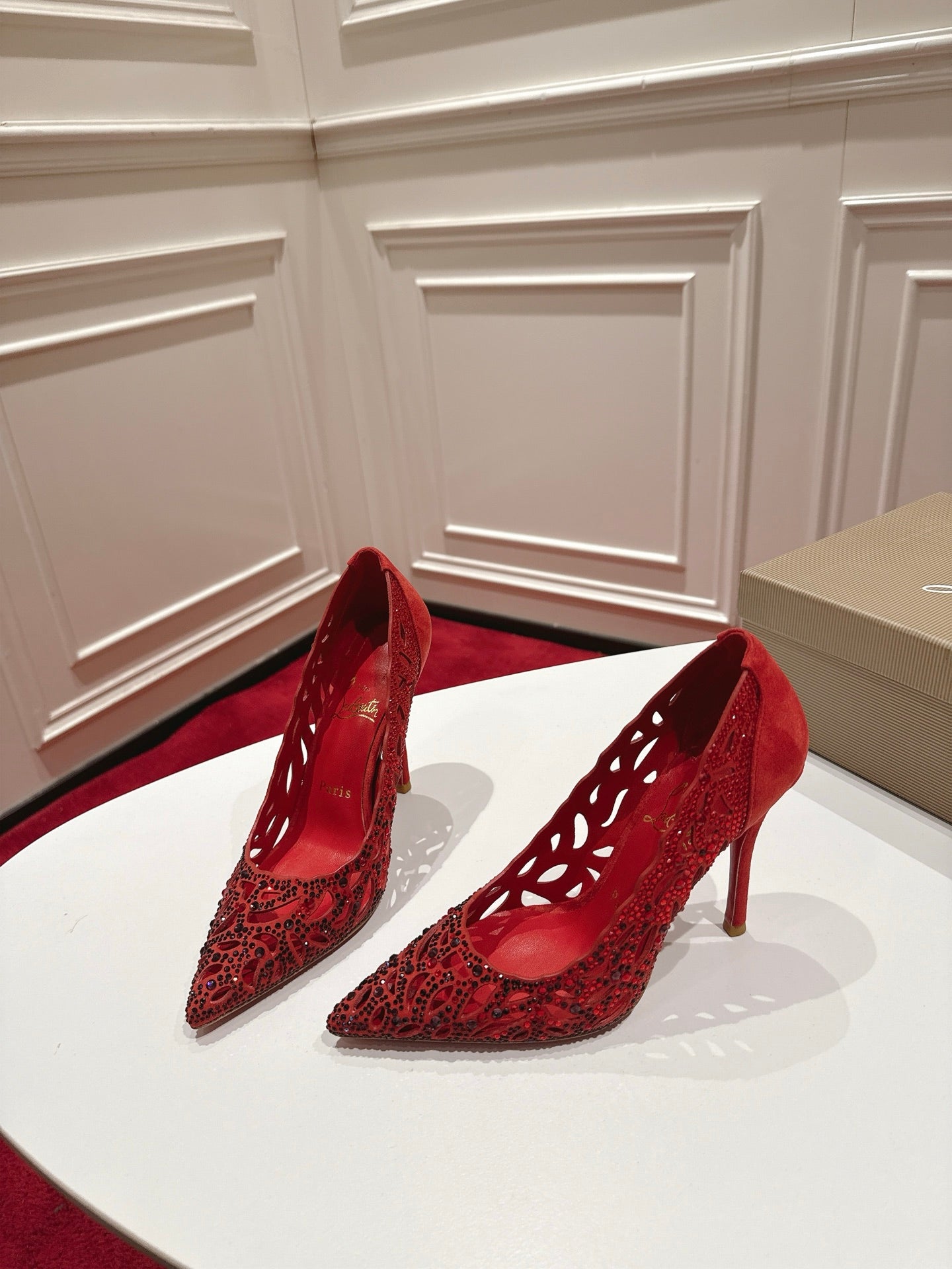 Christian Louboutin Lasera Strass Pump