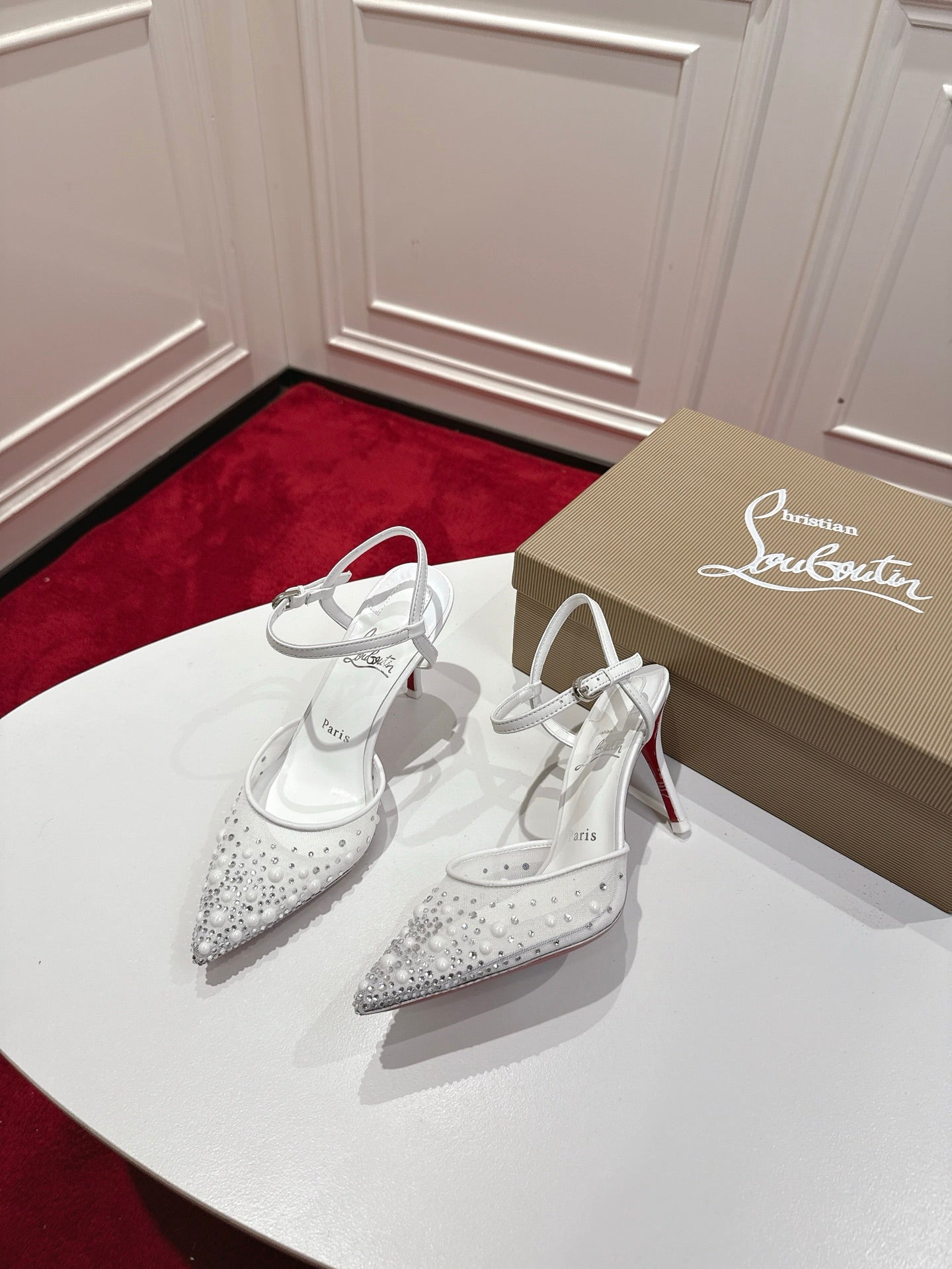 Christian Louboutin Miss Z Riviera Strass