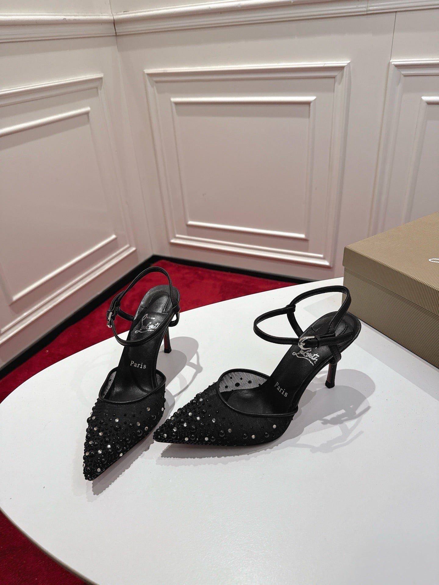 Christian Louboutin Miss Z Riviera Strass
