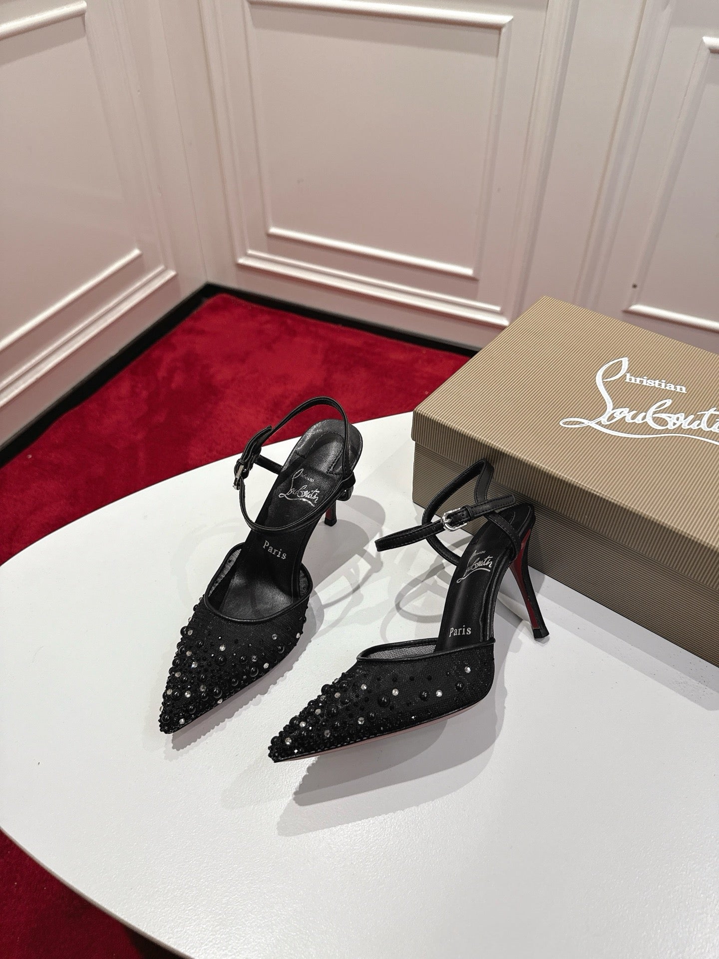 Christian Louboutin Miss Z Riviera Strass