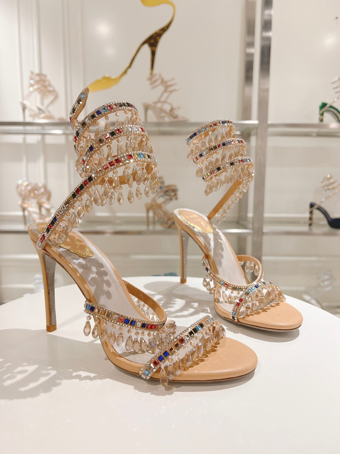 Rene Caovilla Chandelier Sandal
