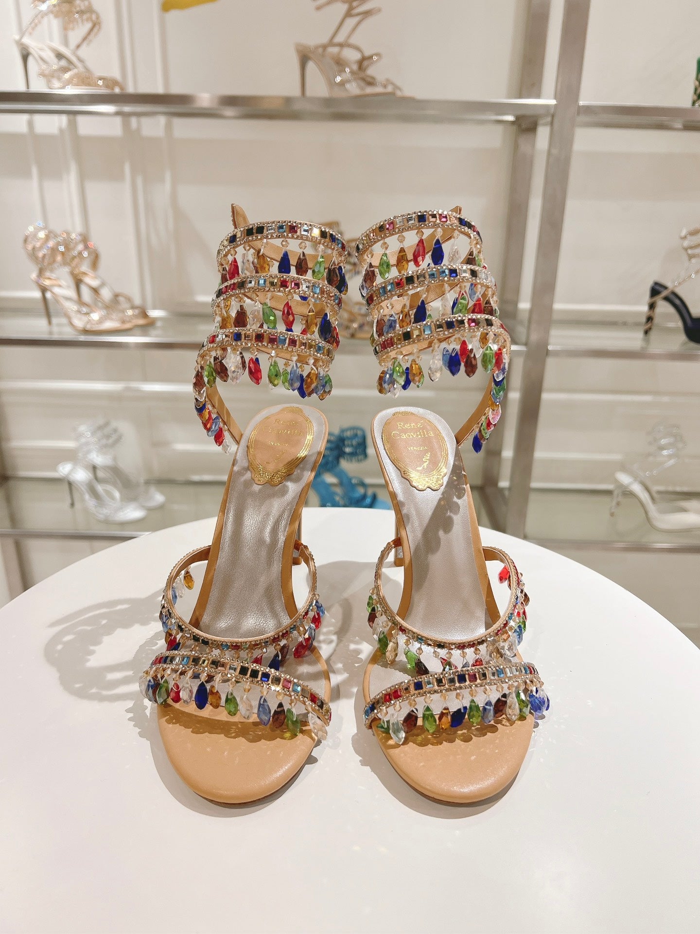 Rene Caovilla Chandelier Sandal