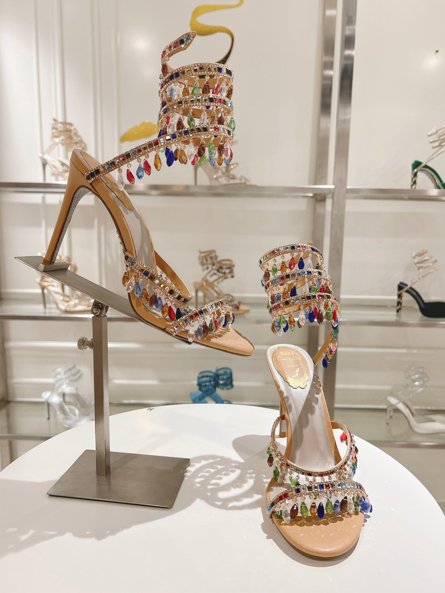 Rene Caovilla Chandelier Sandal