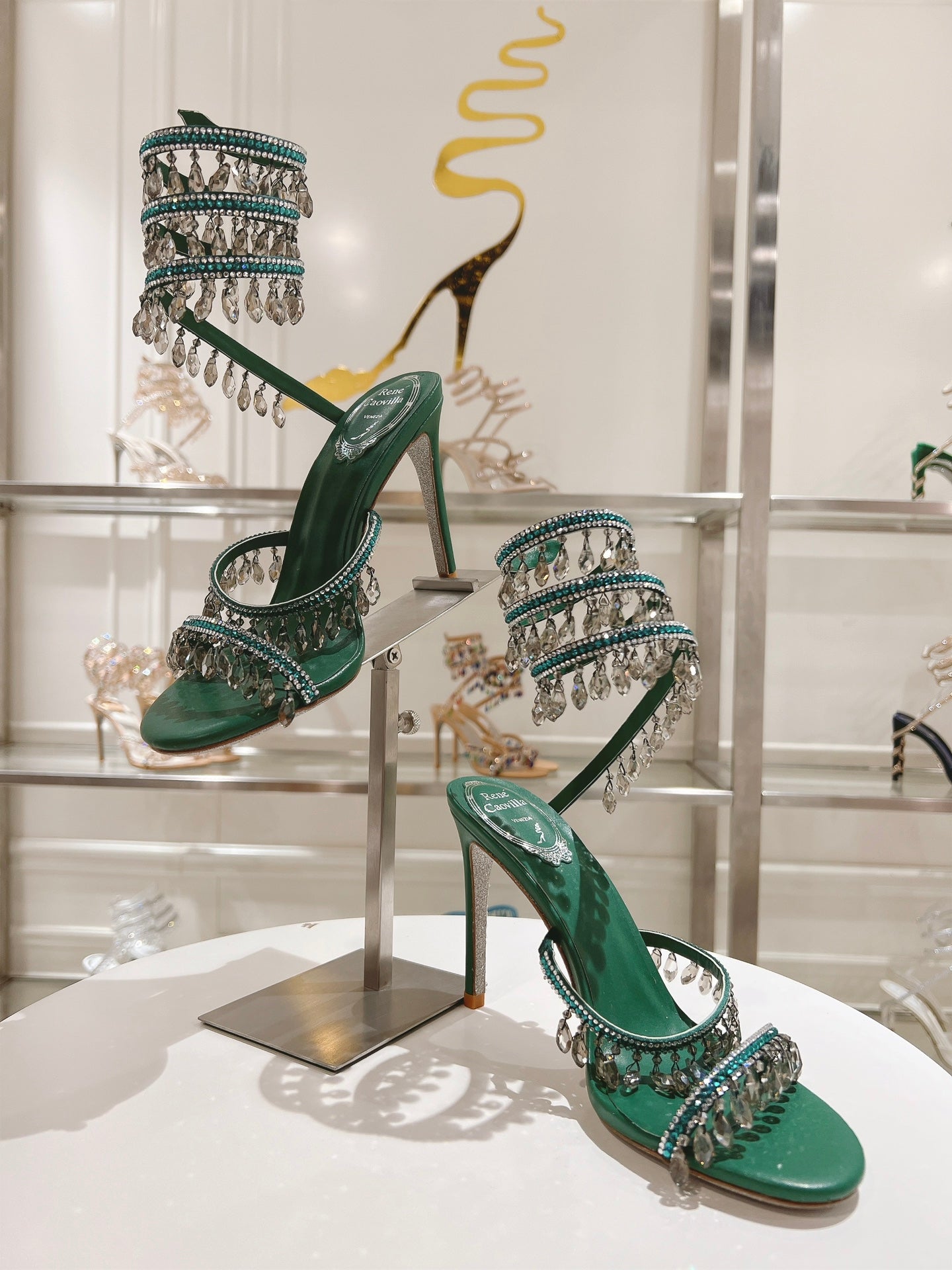 Rene Caovilla Chandelier Sandal