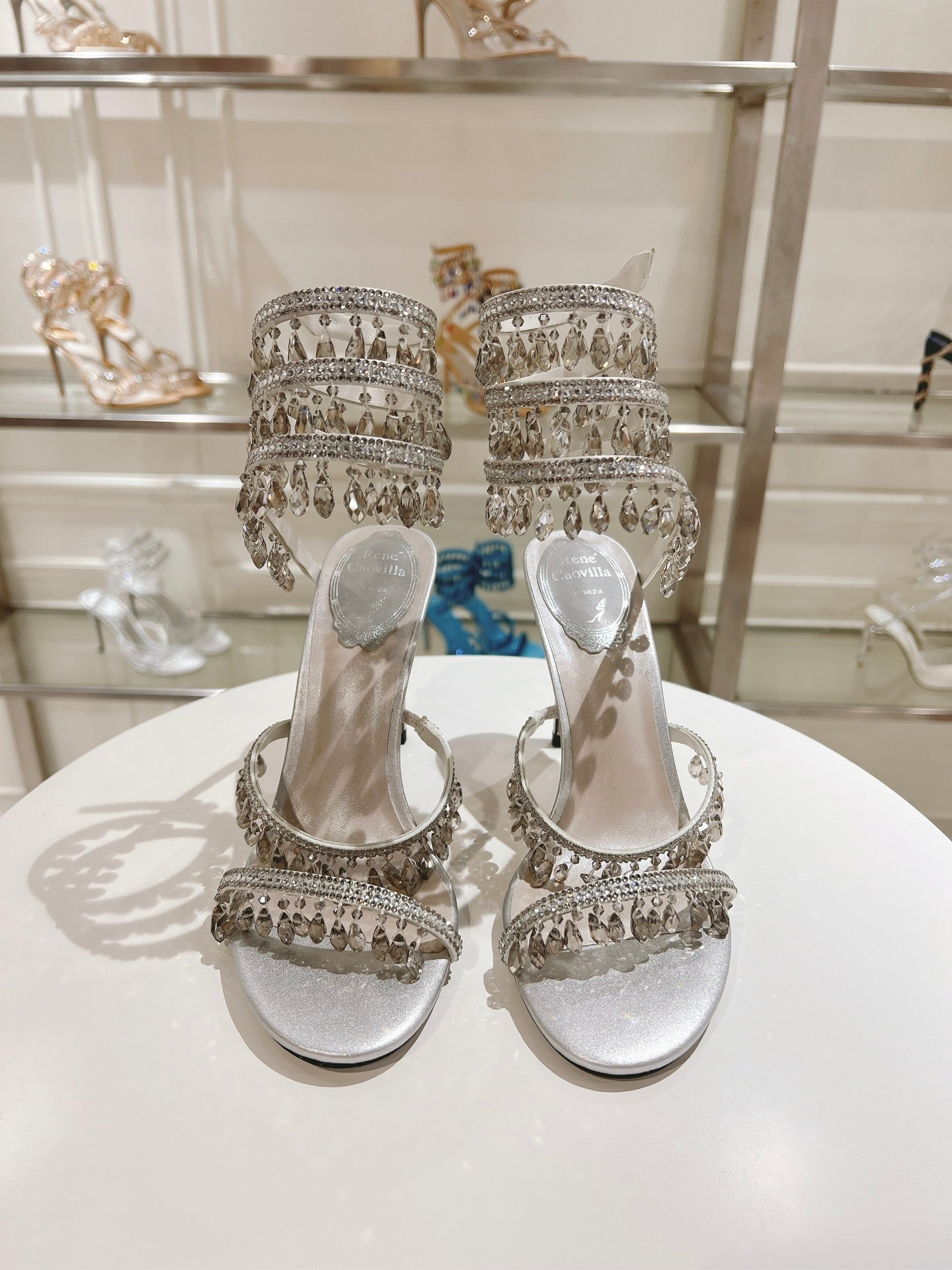 Rene Caovilla Chandelier Sandal