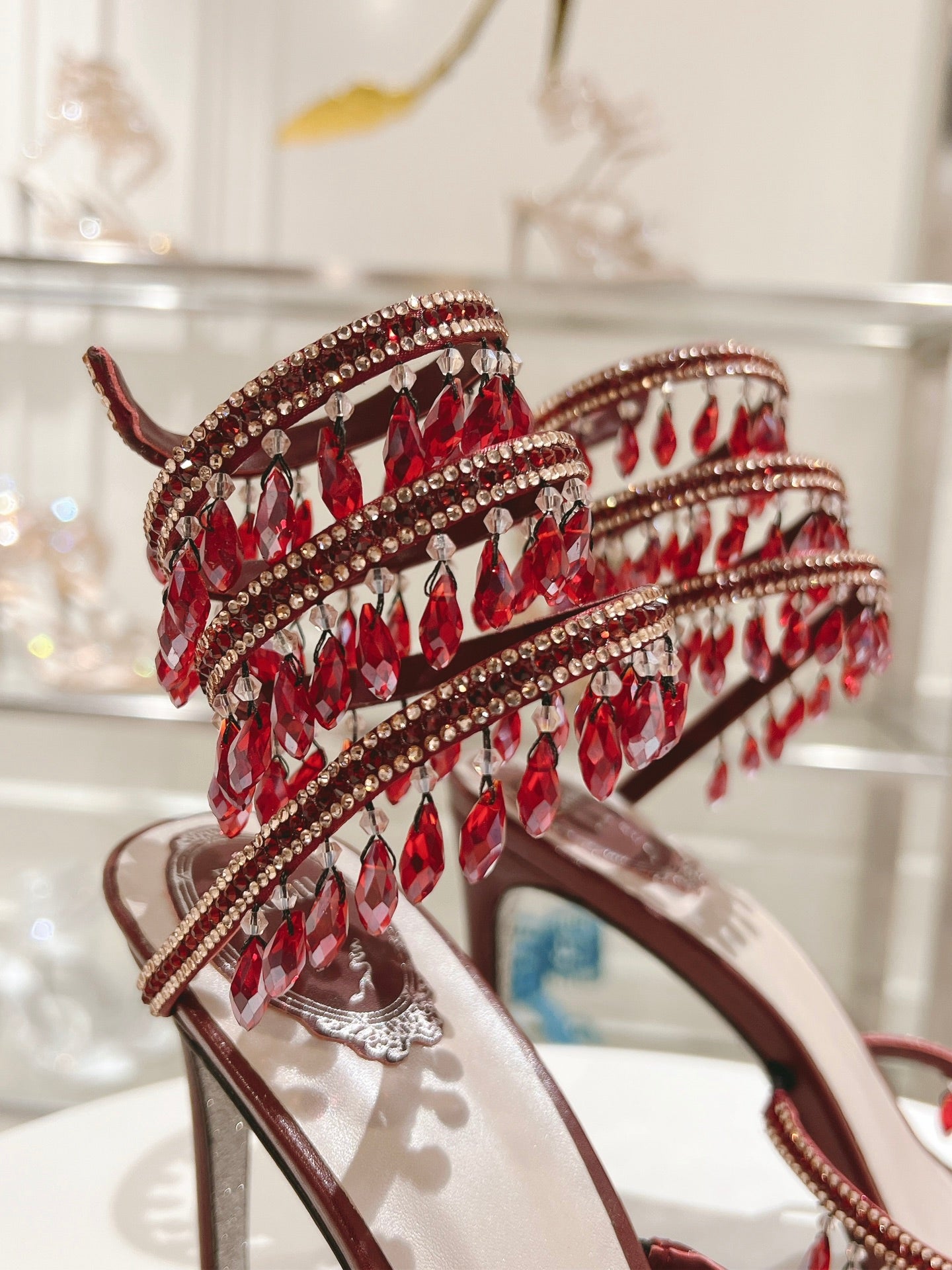 Rene Caovilla Chandelier Sandal