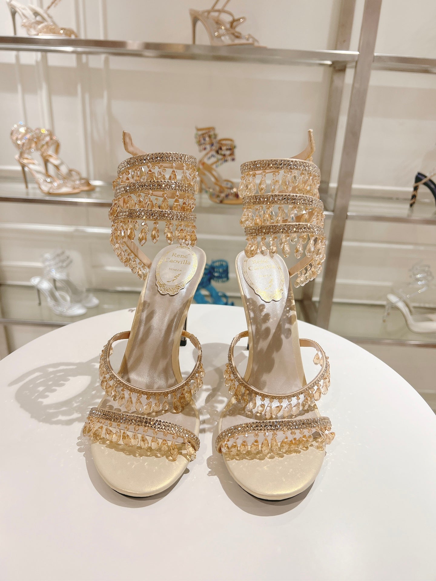Rene Caovilla Chandelier Sandal
