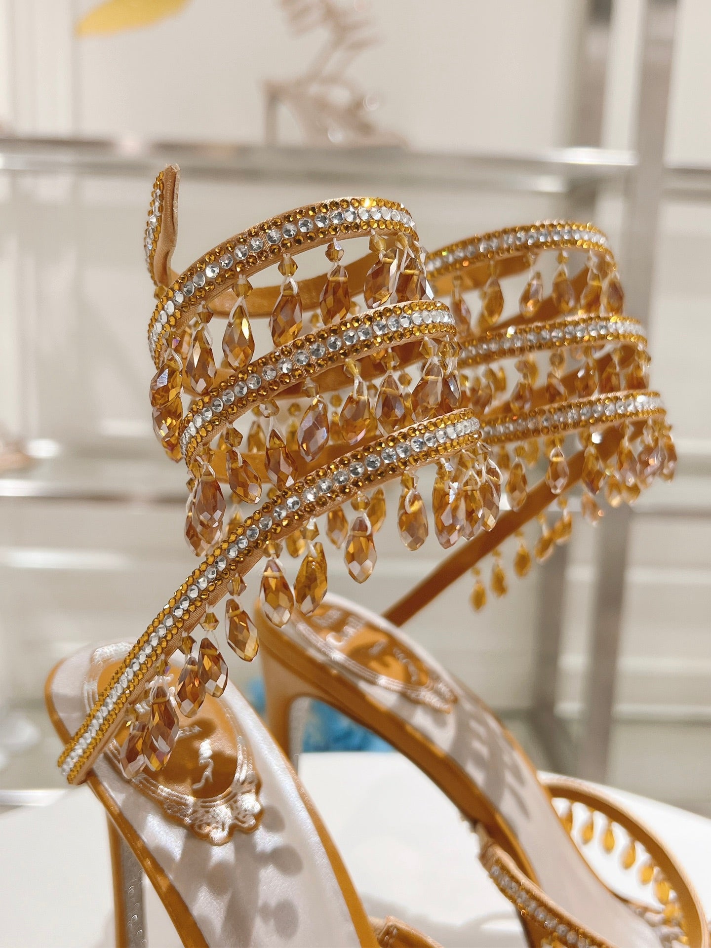 Rene Caovilla Chandelier Sandal
