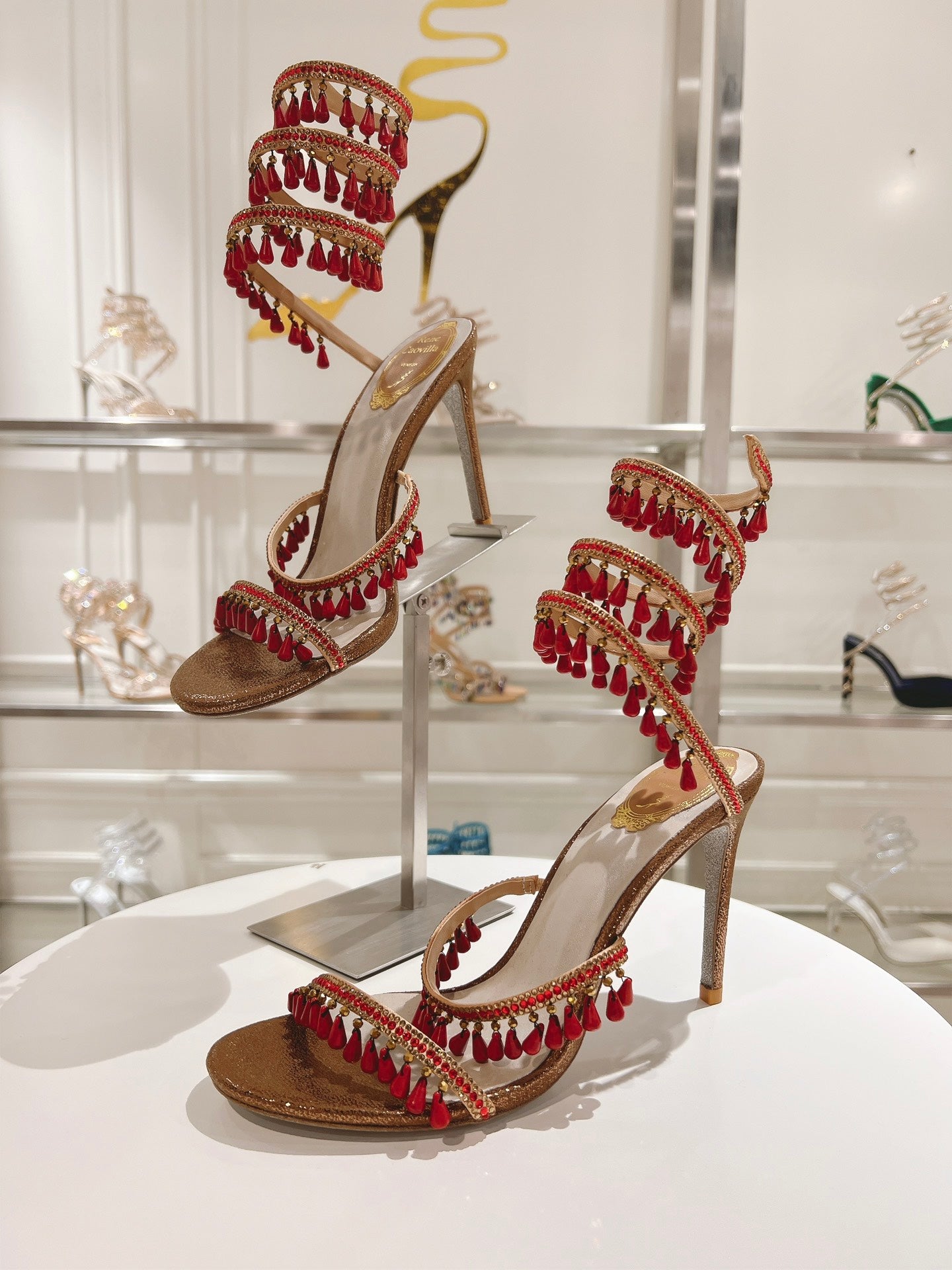 Rene Caovilla Chandelier Sandal