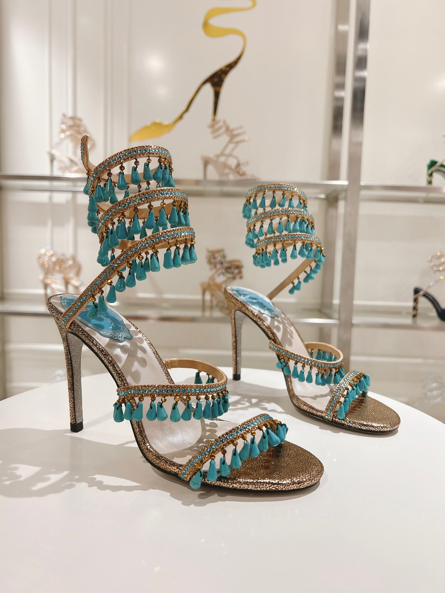 Rene Caovilla Chandelier Sandal