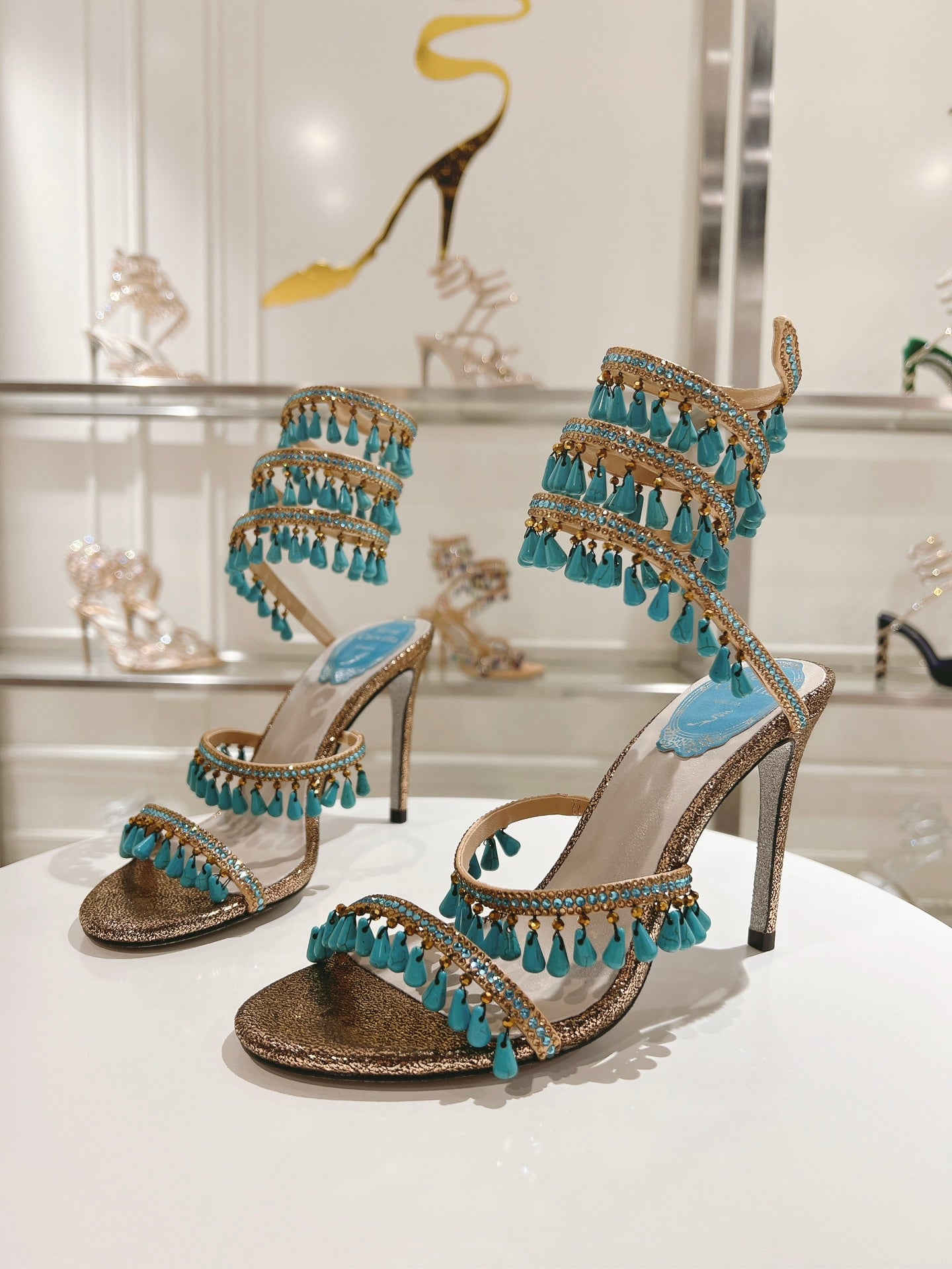Rene Caovilla Chandelier Sandal