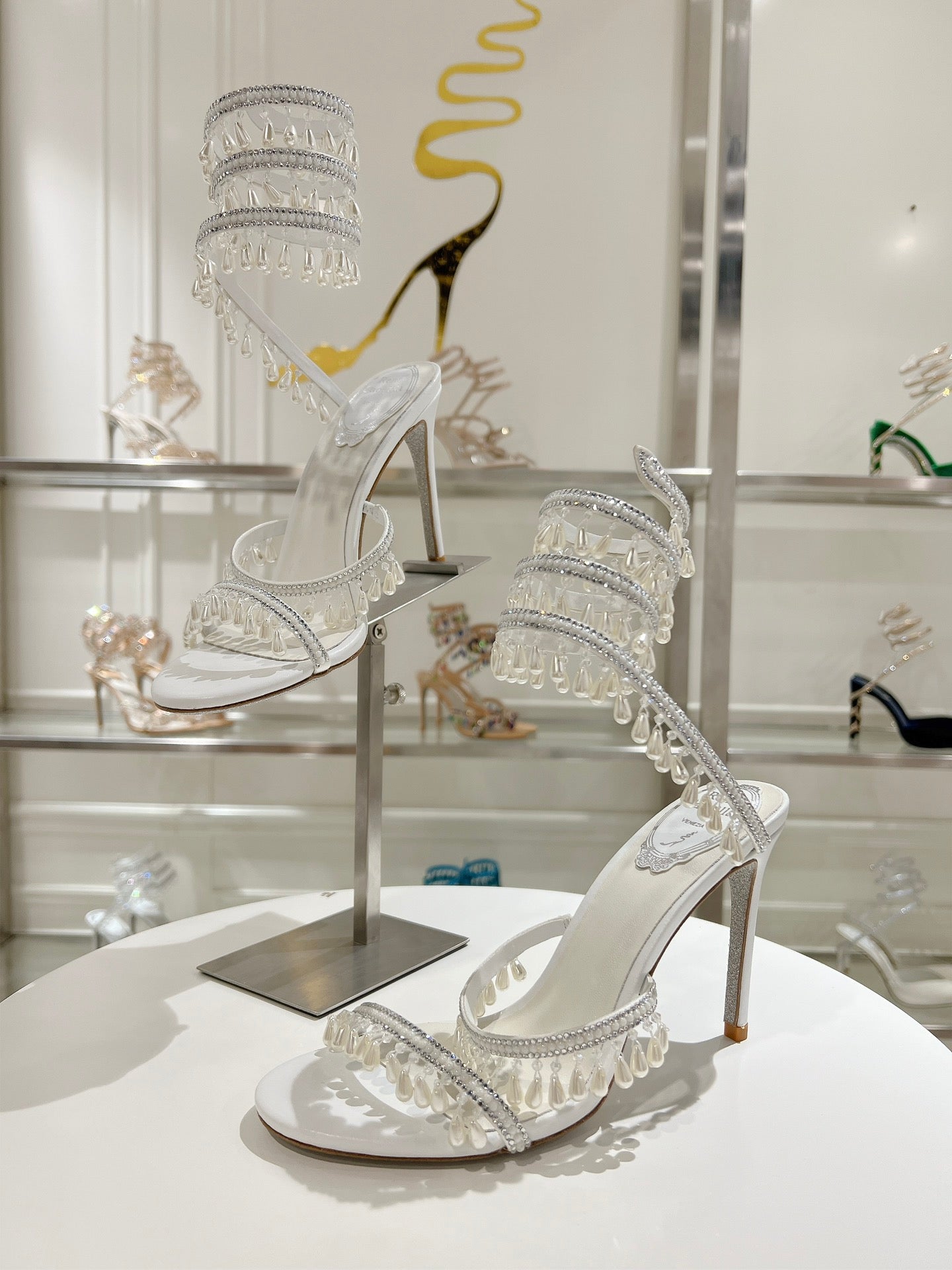 Rene Caovilla Chandelier Sandal