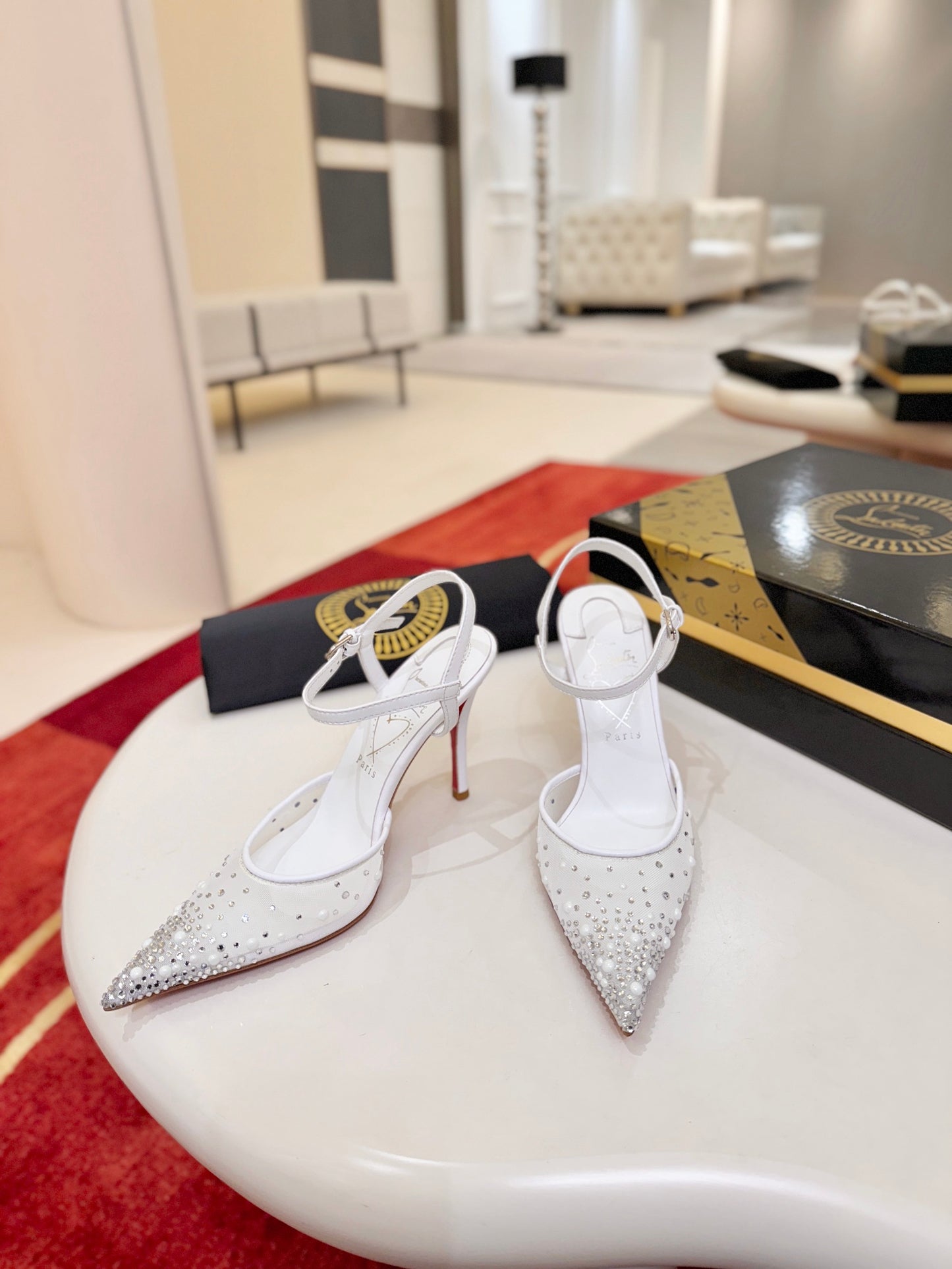 Christian Louboutin Miss Z Riviera Strass